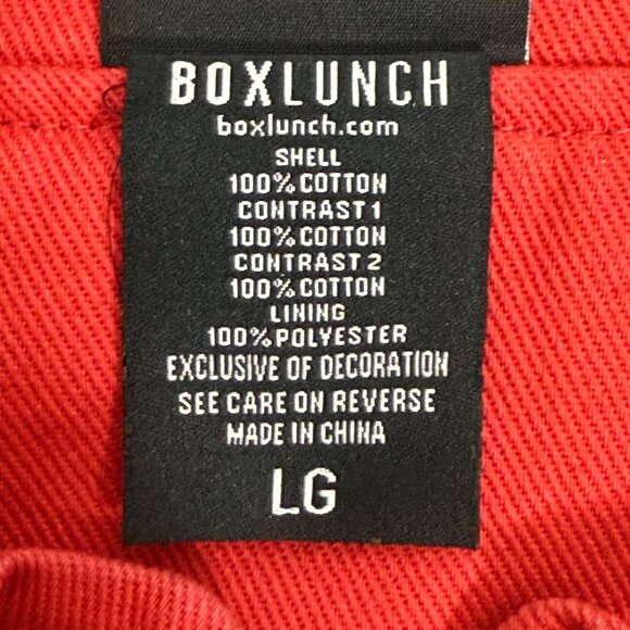 DC Comics The Flash Racing Jacket Box Lunch Exclusive Red Blk Size Large - Picture 5 of 16